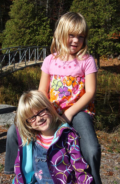 Rachel and Teagan