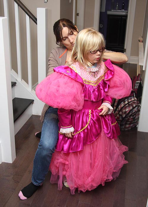 Getting Rachel Ready to Go Out