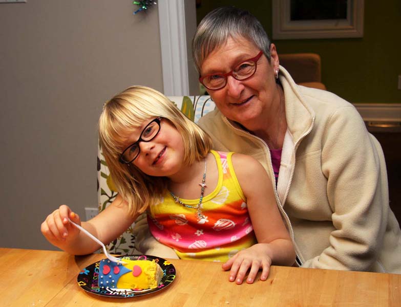 Rachel and Grandma Pilon