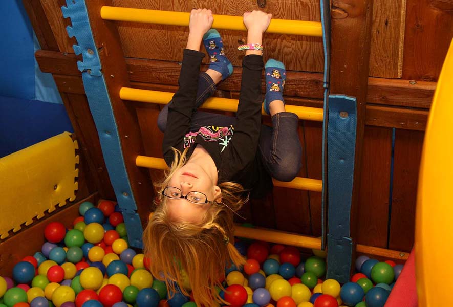 Natalya Hanging Upside Down