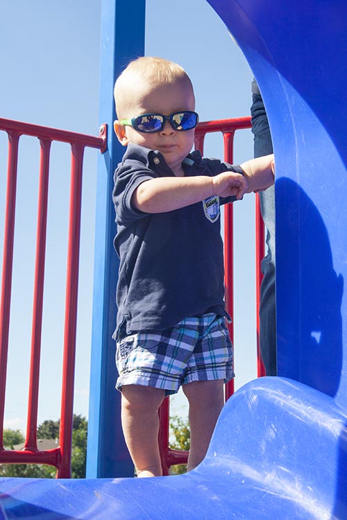 Checking Out the Slide