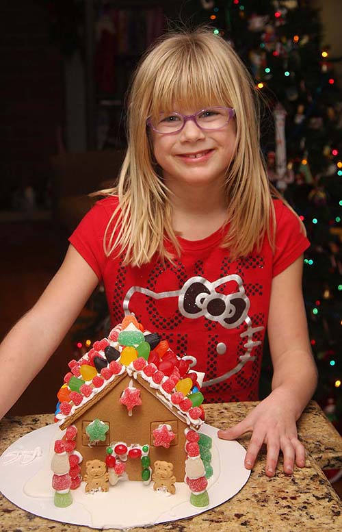 Rachel and Her Gingerbread House