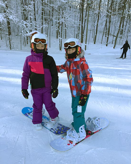 Two Snow Boarders