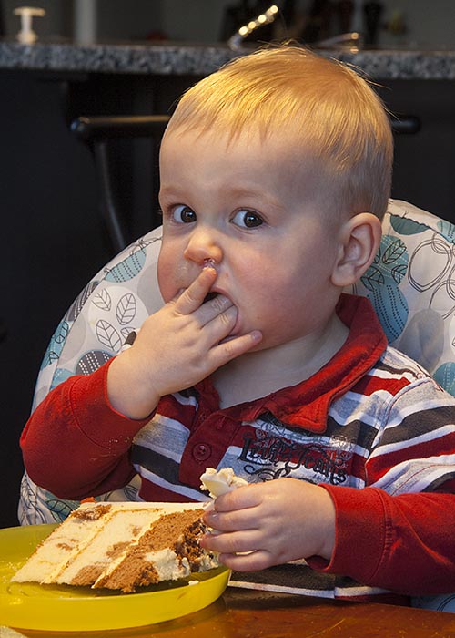 Trying Cake for the First Time