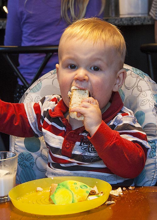 Wolfing Down a Second Slice