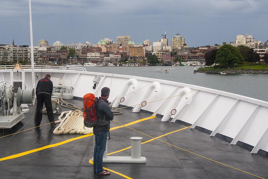 Sailing Into Victoria