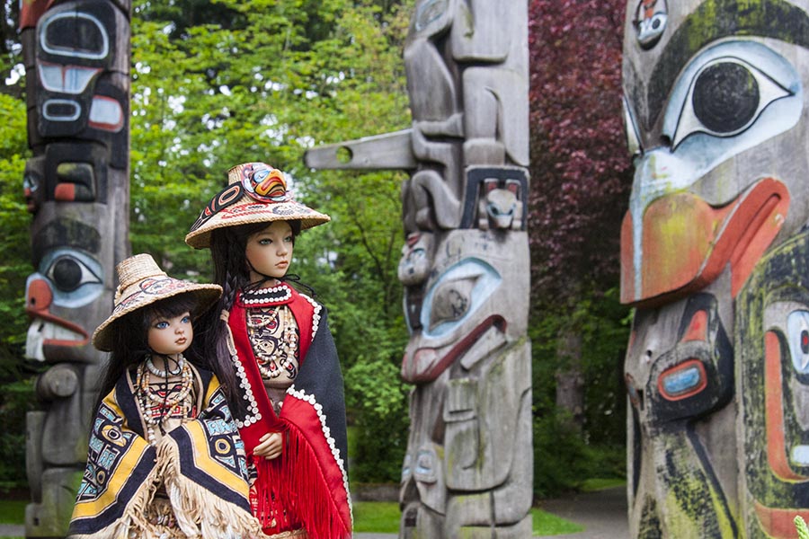 Asa & Byuri and the Totem Poles