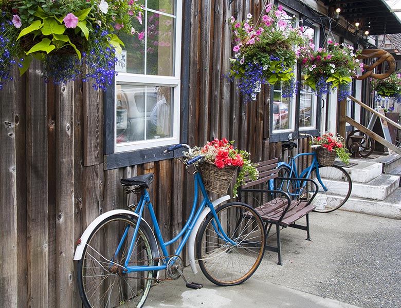 Wheeled flower Planters