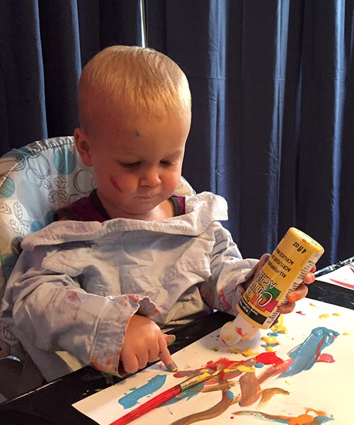 Little Artist at Work