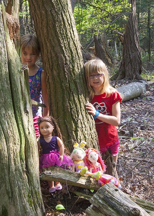In the Forest with Their Dolls