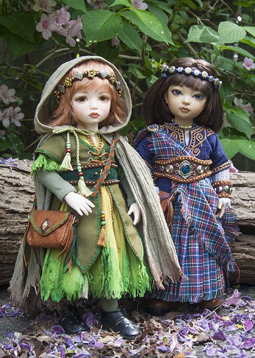 Two Little Fantasy Princesses