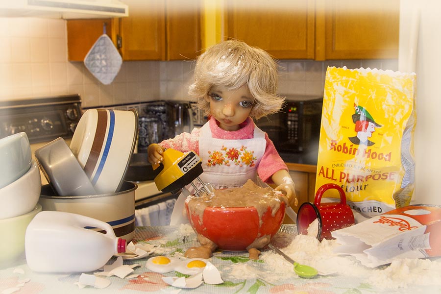 Making a Cake for Tillie