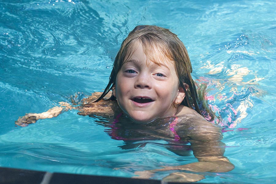 Teagan, Back in the Pool