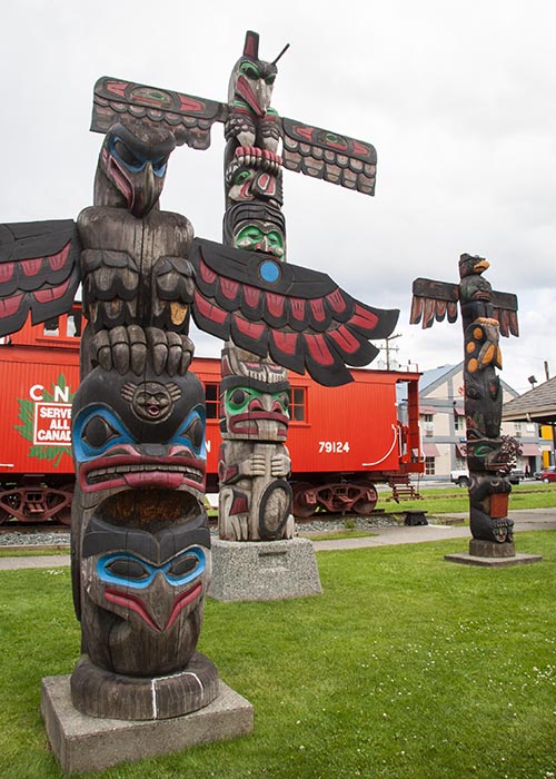 Totem Poles in Duncan