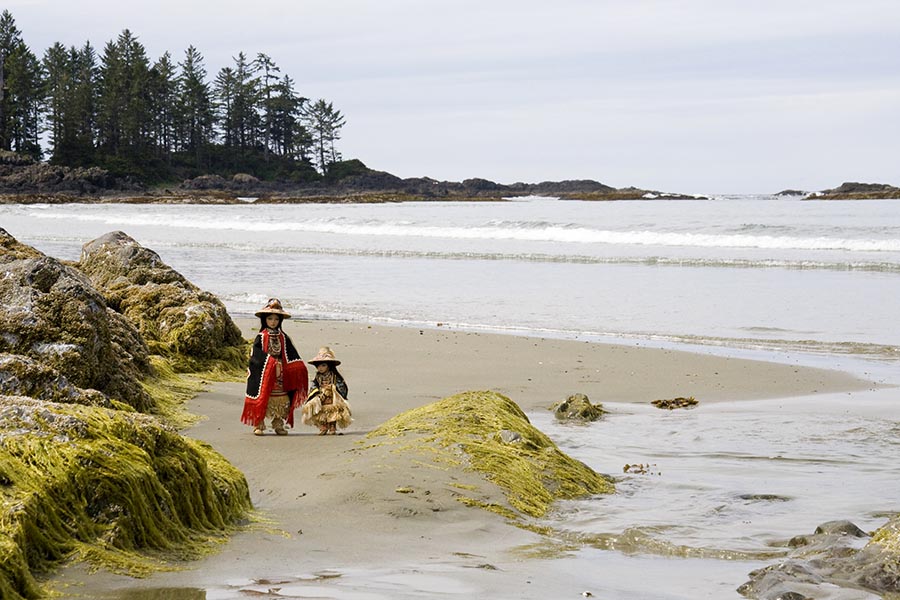 Making Their Way Along the Beach