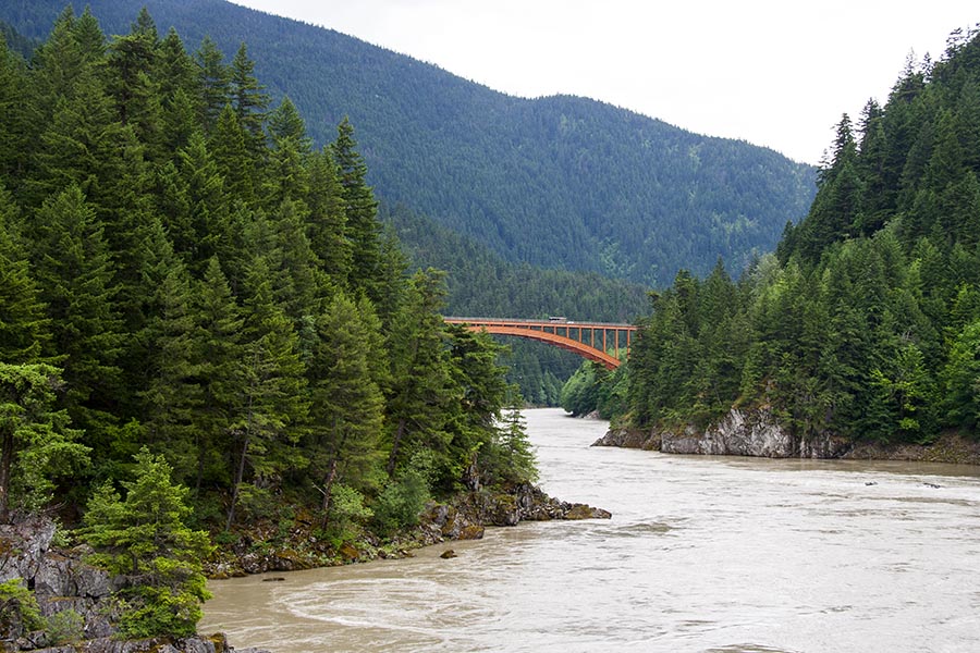 the Trans-Canada over the Fraser River