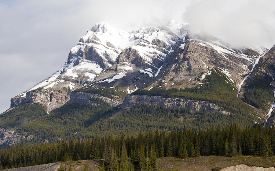 Peaks reaching Into the Clouds