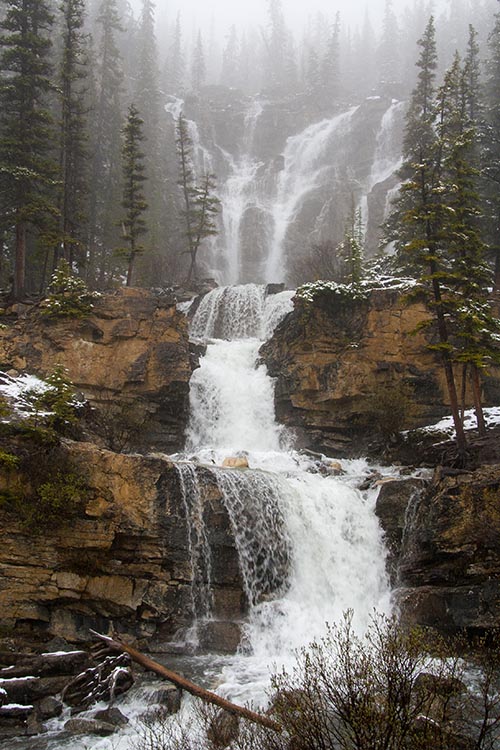 Tangle Falls in the Snow