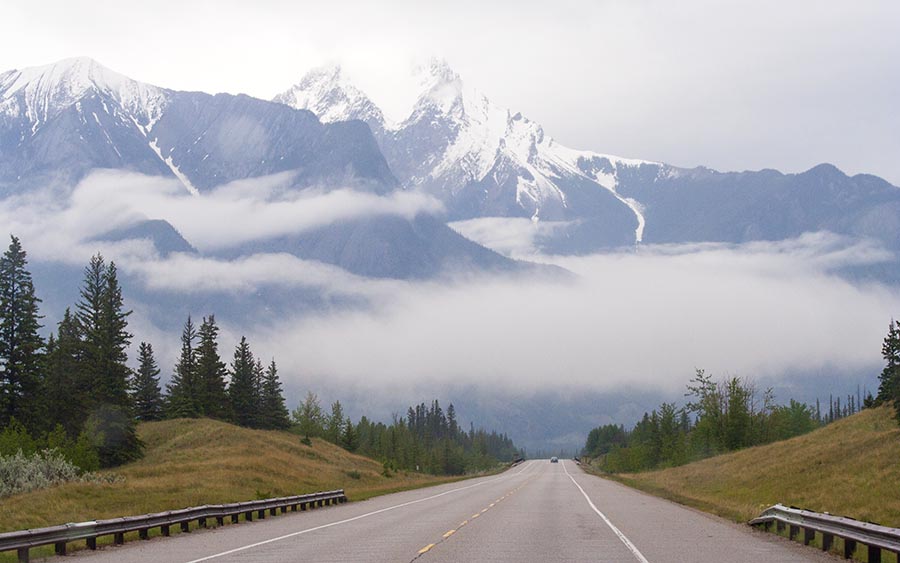 Heading Down the Yellowhead Highway