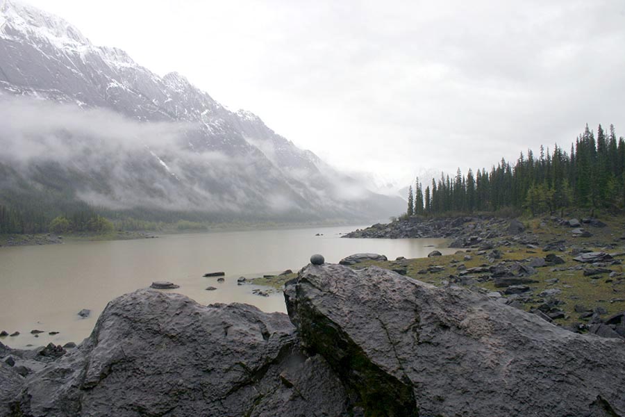 Medicine Lake in the Rain