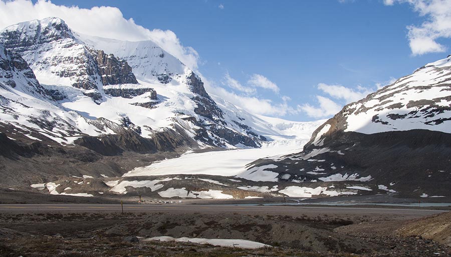 the Athabasca Glacier