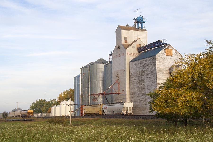 Grain Elevators in Chaplin, Saskatchewan