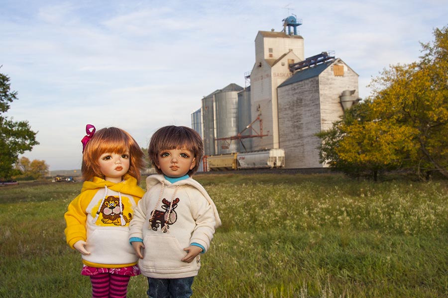 Holly & Coco in Chaplin, Saskatchewan