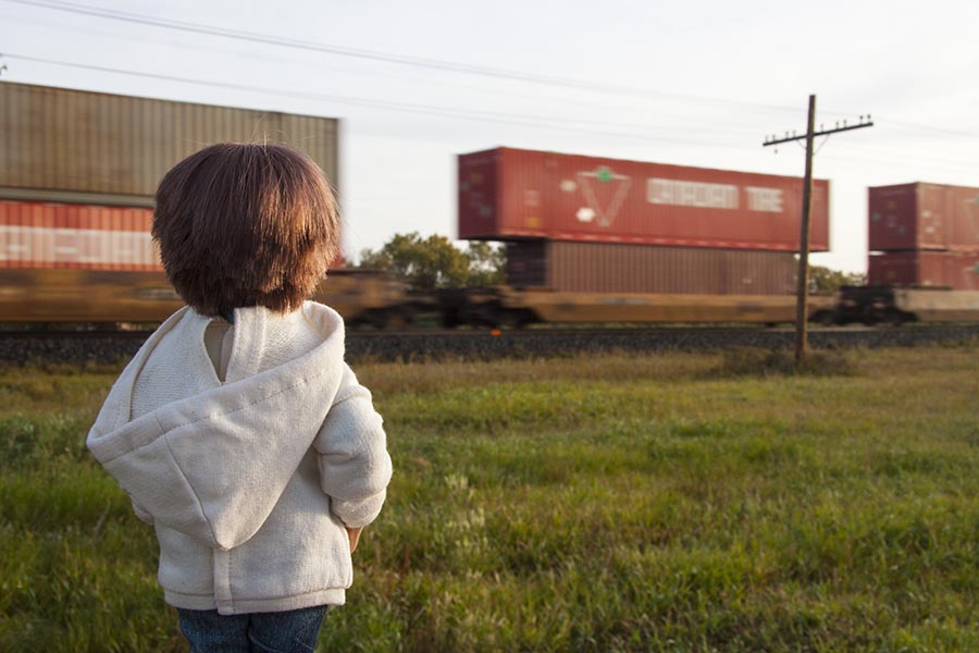 A Train Goes By