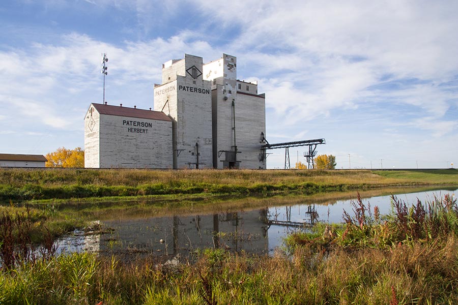 Grain Elevators in Herbert, Saskatchewan