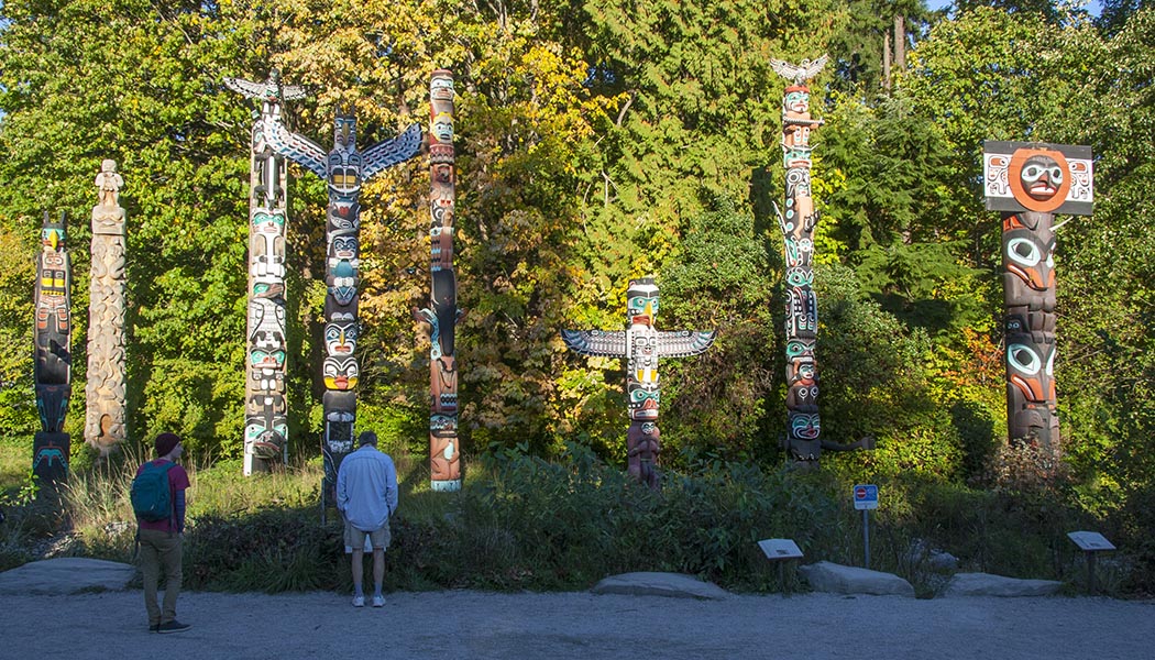 Totem Poles, Stanley Park, Vancouver