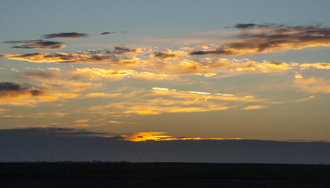 Sunset Over the Prairies