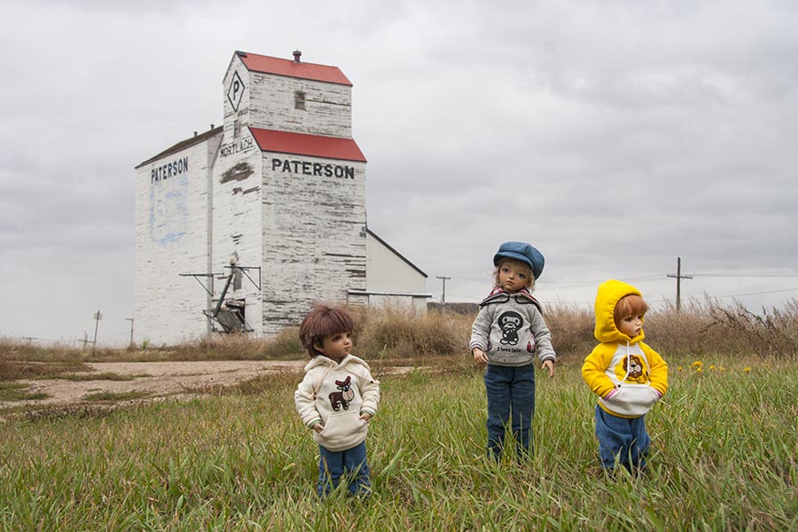 Grain Elevators in Mortlach, Saskatchewan