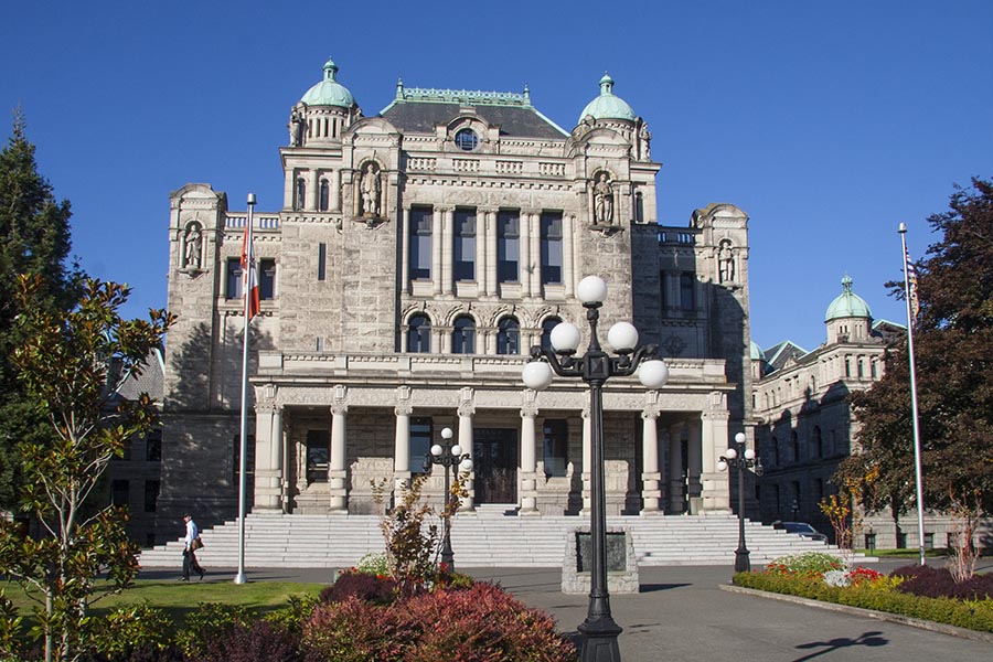Back of the Parliament Buildings