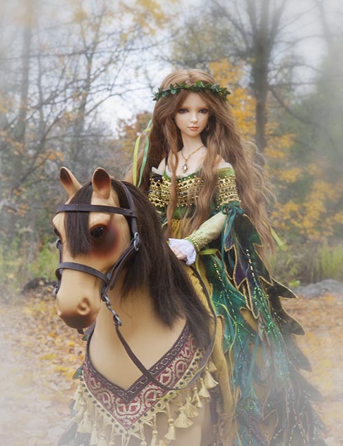Lily on Her Horse
