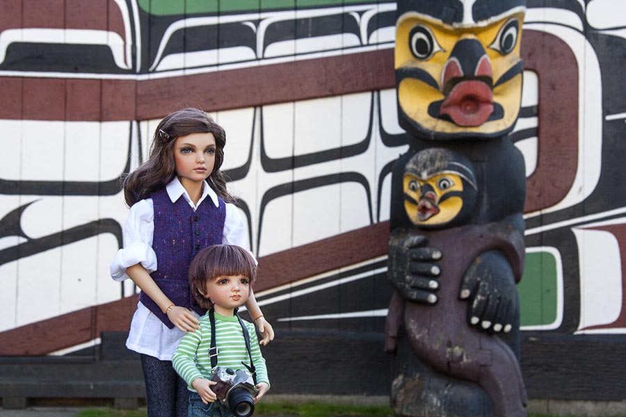 In Front of the Kwakuitl House