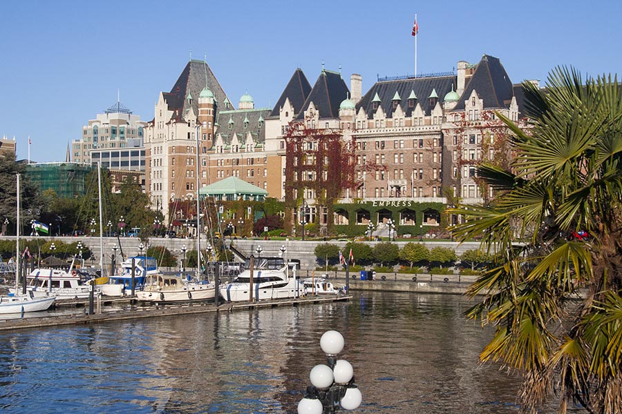 the Empress Hotel