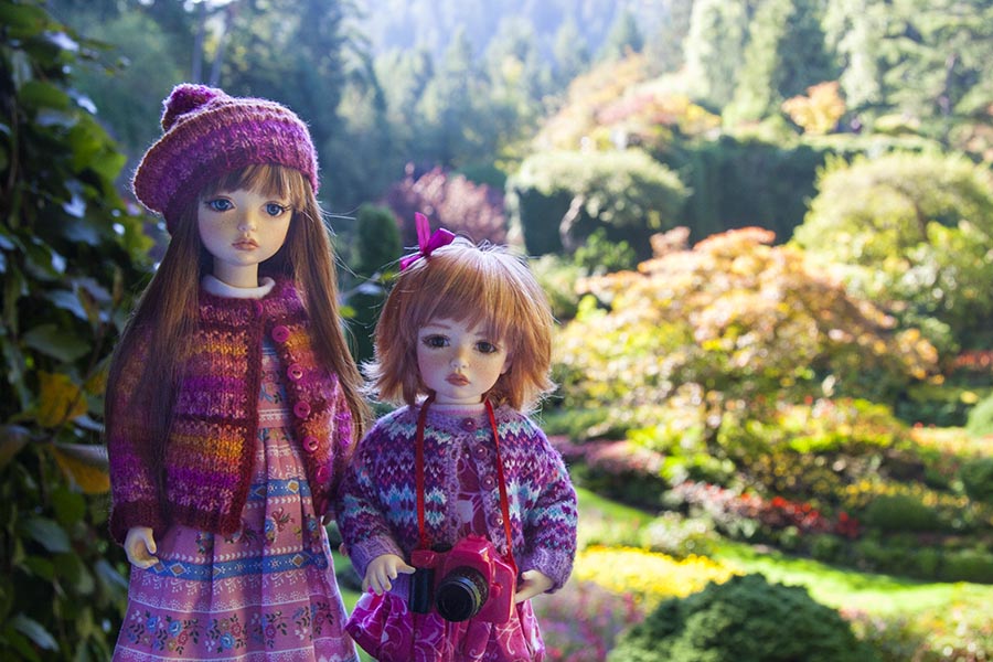 Overlooking the Sunken Garden