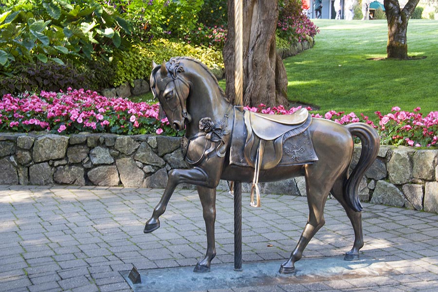 Brass Carousel Horse