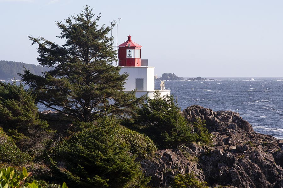 Lighthouse at Amphitrite Point, in Uclulet