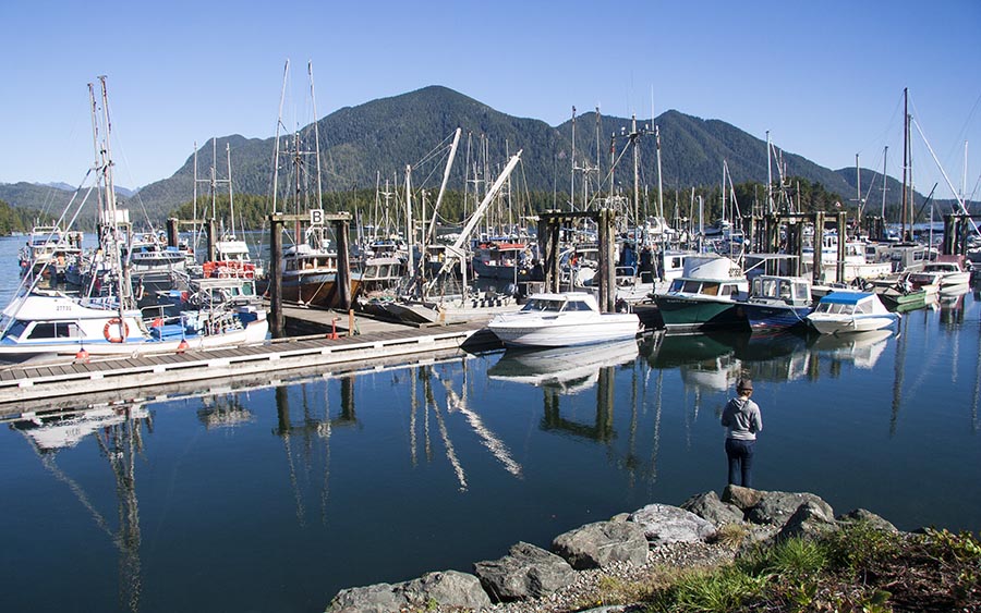 Tanya at Tofino Harbour