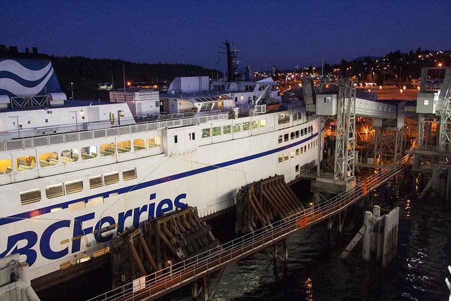 Evening Ferry Back to Vancouver