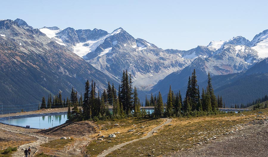 Reservoir at the Top of the Mountain