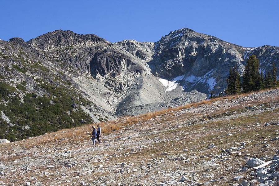Hiking on Blackcomb