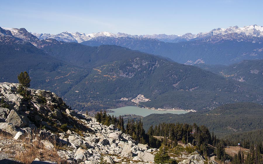 View Down From Blackcomb
