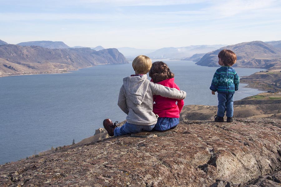 Overlooking Kamloops Lake