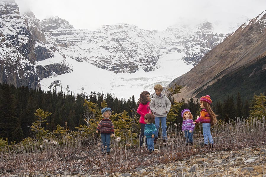 Stretching their Legs at Hilda Ridge