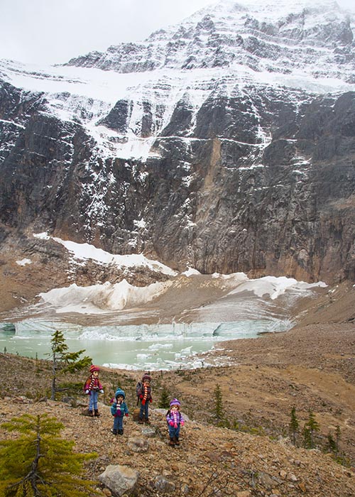 Starting Back Down the Mountain