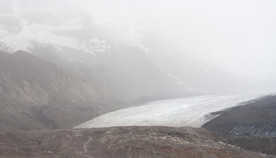 the Athabasca Glacier