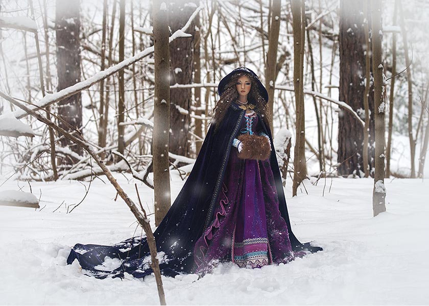 Lady in the Woods