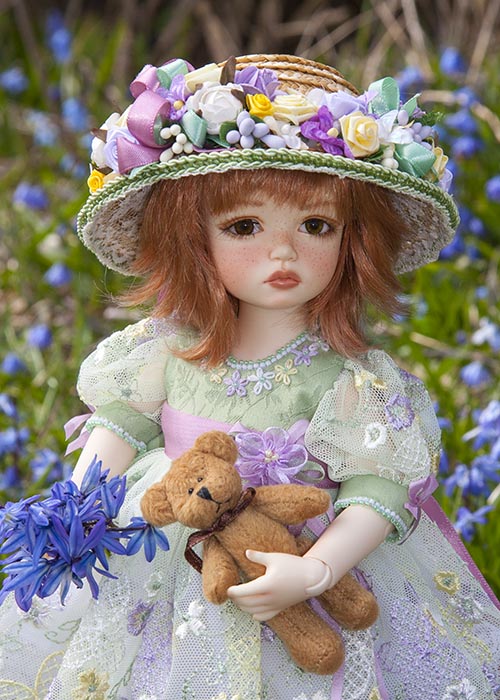 Holly and her Bear